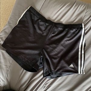 Women’s Adidas Shorts Black three stripes adidas athletic apparel size medium